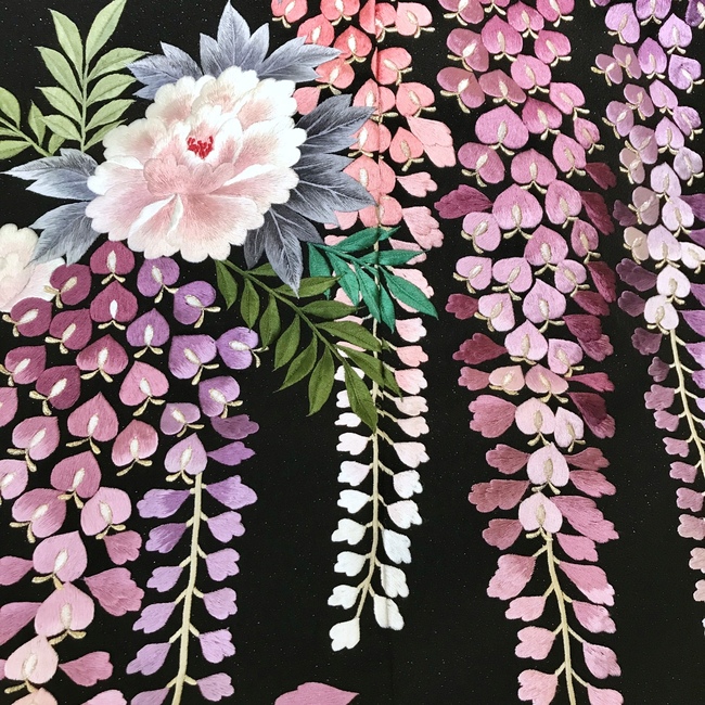5月に結婚式のプレ花嫁様にオススメ 藤の花の色打掛 Blog レンタルドレスショップ Sposa Blanca スポサブランカ